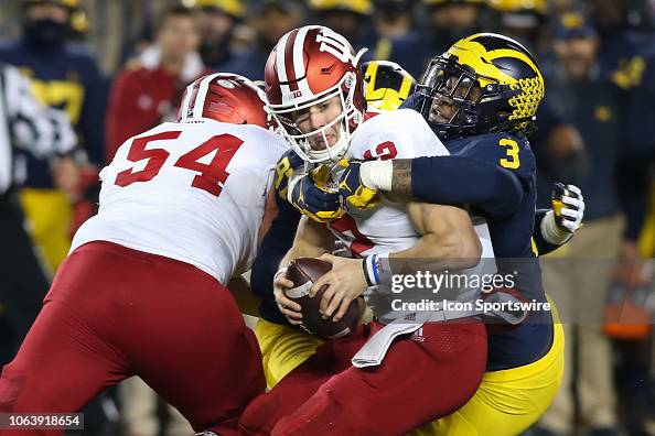COLLEGE FOOTBALL: NOV 17 Indiana at Michigan COLLEGE FOOTBALL: NOV 17 Indiana at Michigan