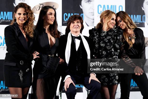 Spanish singers Pastora Soler, Ruth Lorenzo, Camilo Sesto, Marta Sanchez and Monica Naranjo present Camilo Sesto's new album 'Camilo Sinfonico' at...