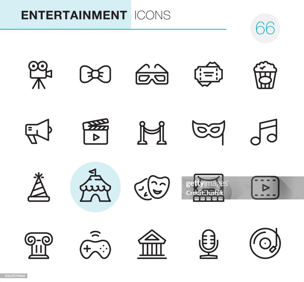 Intrattenimento - Icone Pixel Perfect