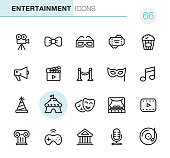 Entertainment - Pixel Perfect icons