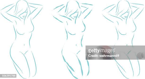 ilustraciones, imágenes clip art, dibujos animados e iconos de stock de arrodillarse mujer 04 - kneeling