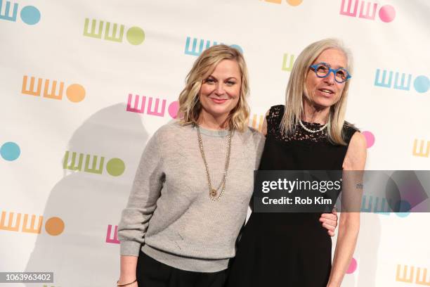 Amy Poehler and Worldwide Orphans Foundation CEO and President Dr. Jane Aronson attend the 14th Annual Worldwide Orphans Gala at Cipriani Wall Street...