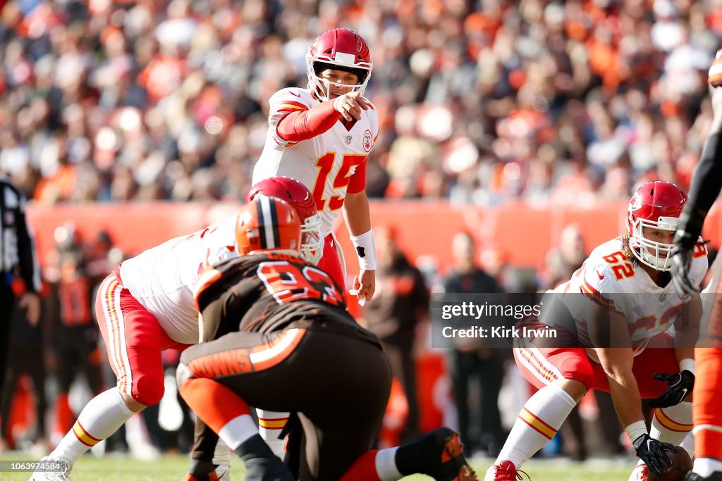 Kansas City Chiefs v Cleveland Browns