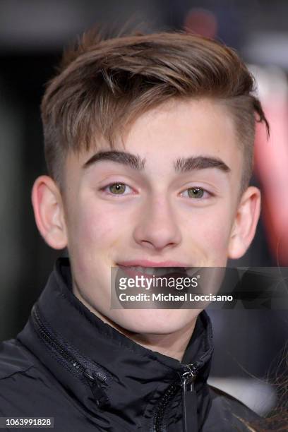 Singer Johnny Orlando performs during the 92nd Annual Macy's Thanksgiving Day Parade day two of rehearsals on November 20, 2018 in New York City.