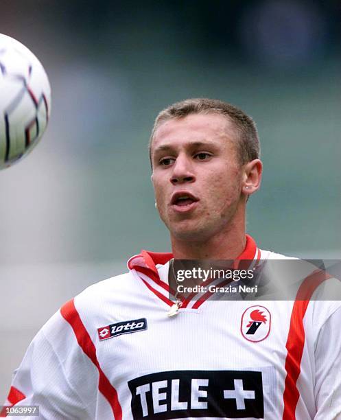 Antonio Cassano of Bari in action during the Serie A league match between Bari and Verona played at the San Nicola Stadium in Bari, Italy. Giuseppe...