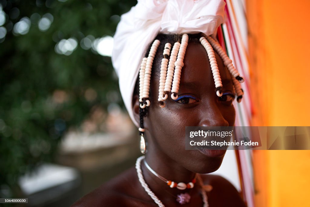 A young woman in Salvador, Brazil
