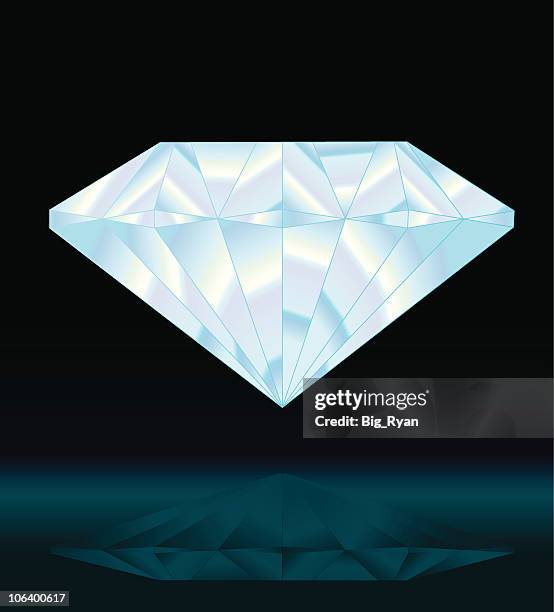 illustrazioni stock, clip art, cartoni animati e icone di tendenza di diamante - purezza