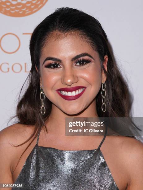 Actress Jearnest Corchado attends The Return of The Nosotros Golden Eagle Awards at Montebello Country Club on November 05, 2018 in Montebello,...