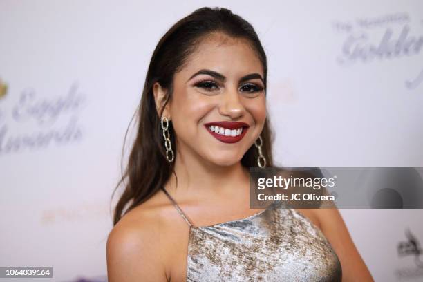 Actress Jearnest Corchado attends The Return of The Nosotros Golden Eagle Awards at Montebello Country Club on November 05, 2018 in Montebello,...