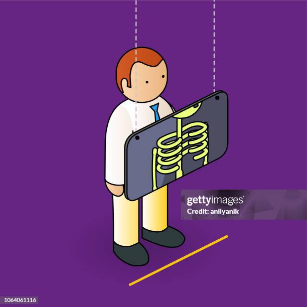 Stockillustraties, clipart, cartoons en iconen met Chest Radiography ...