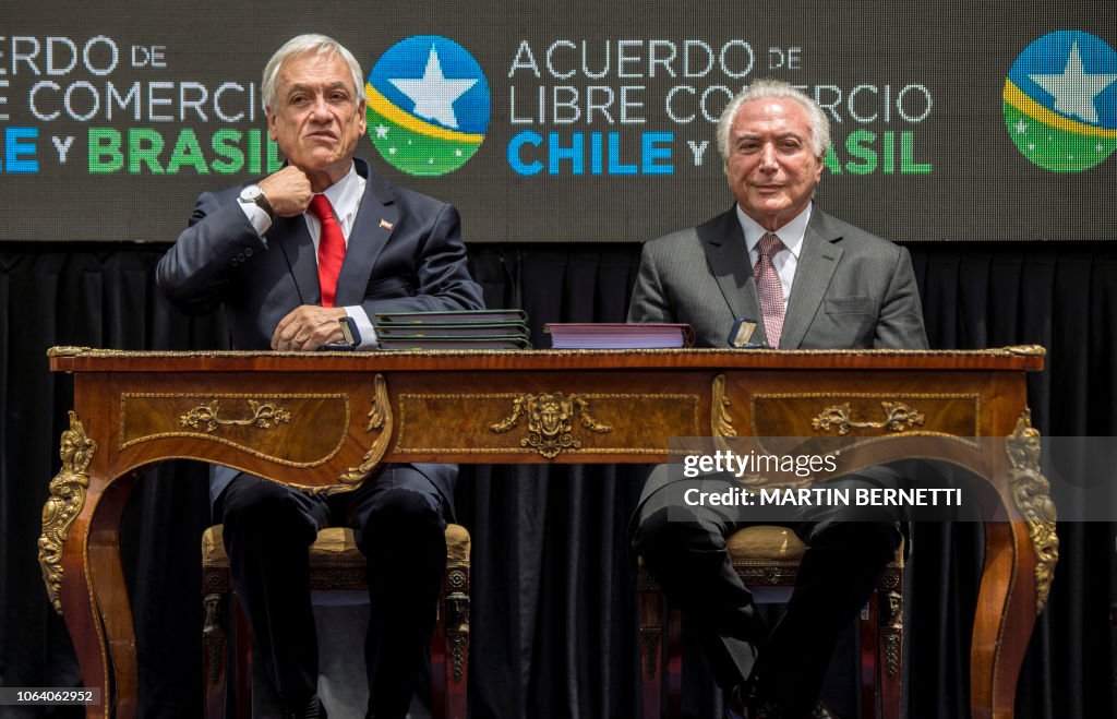 CHILE-BRAZIL-PINERA-TEMER-TRADE-AGREEMENT
