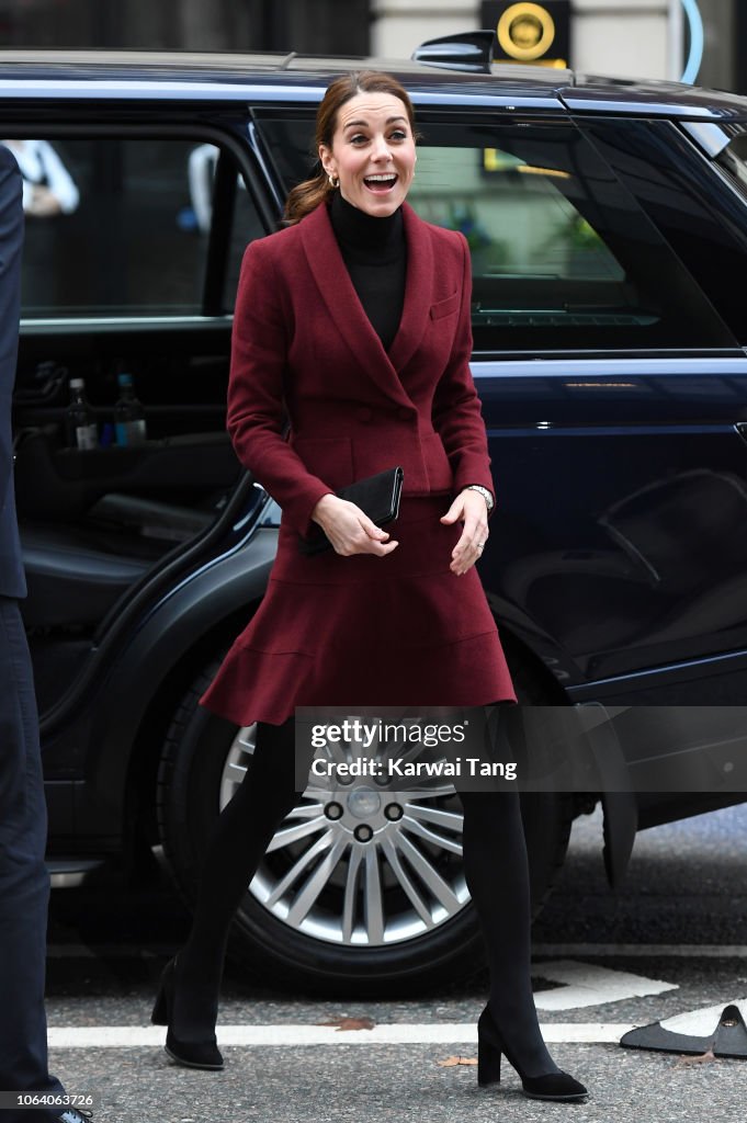 The Duchess Of Cambridge Visits A UCL Developmental Neuroscience Lab