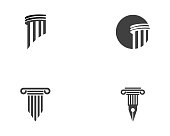 Column icon vector illustration design