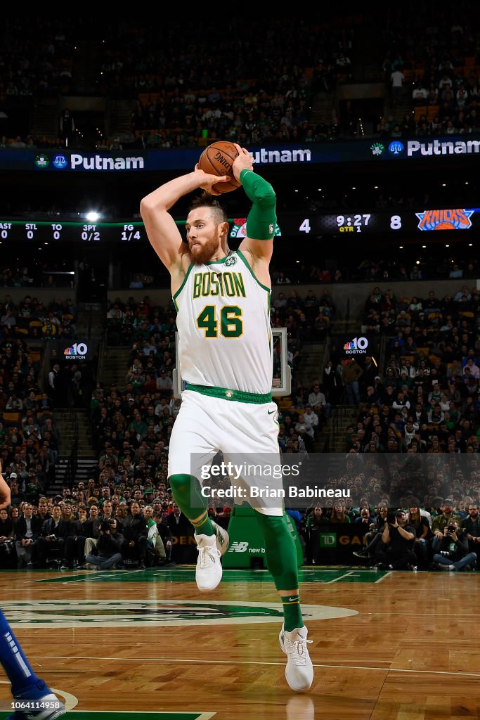 New York Knicks v Boston Celtics