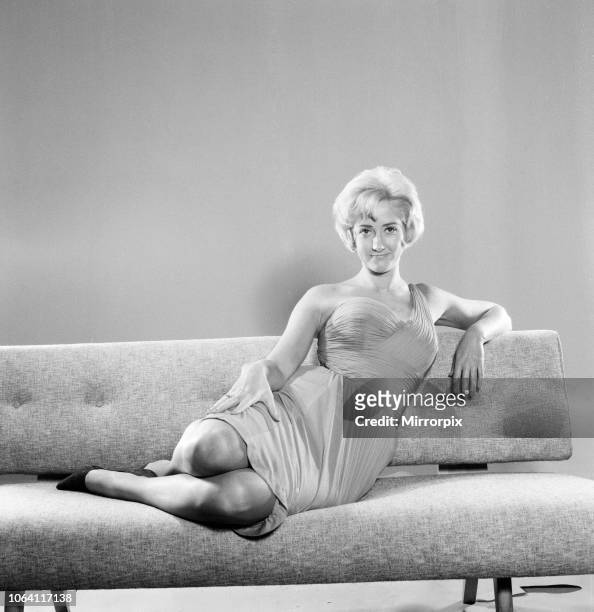 Liz Fraser, English actress, Pictured at Daily Mirror Studio, London, Sunday 16th December 1962.