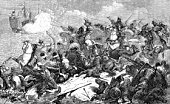 Japanese Warriors Repel Mongol Invasion