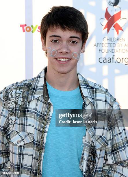 Actor Alexander Gould attends CAAF's 17th annual Dream Halloween at Barker Hangar on October 30, 2010 in Santa Monica, California.