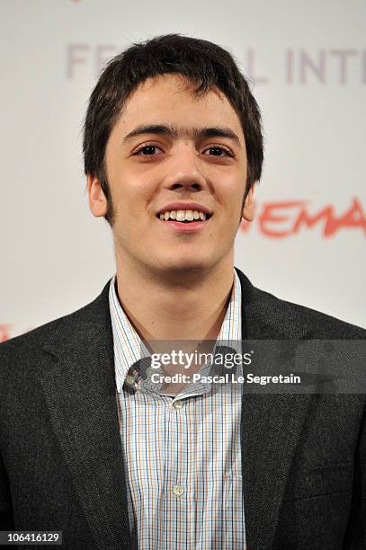 Actor Caio Blat attends the "As Melhores Coisas do Mundo" photocall during the 5th International Rome Film Festival at Auditorium Parco Della Musica...