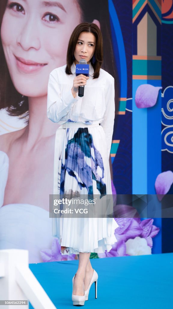 Charmaine Sheh Attends Head & Shoulders Activity In Nanjing