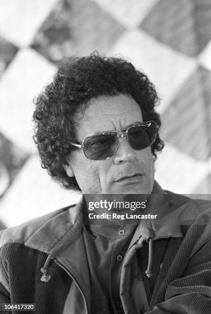 Libyan leader Colonel Moammar Gadhafi in November 1985.