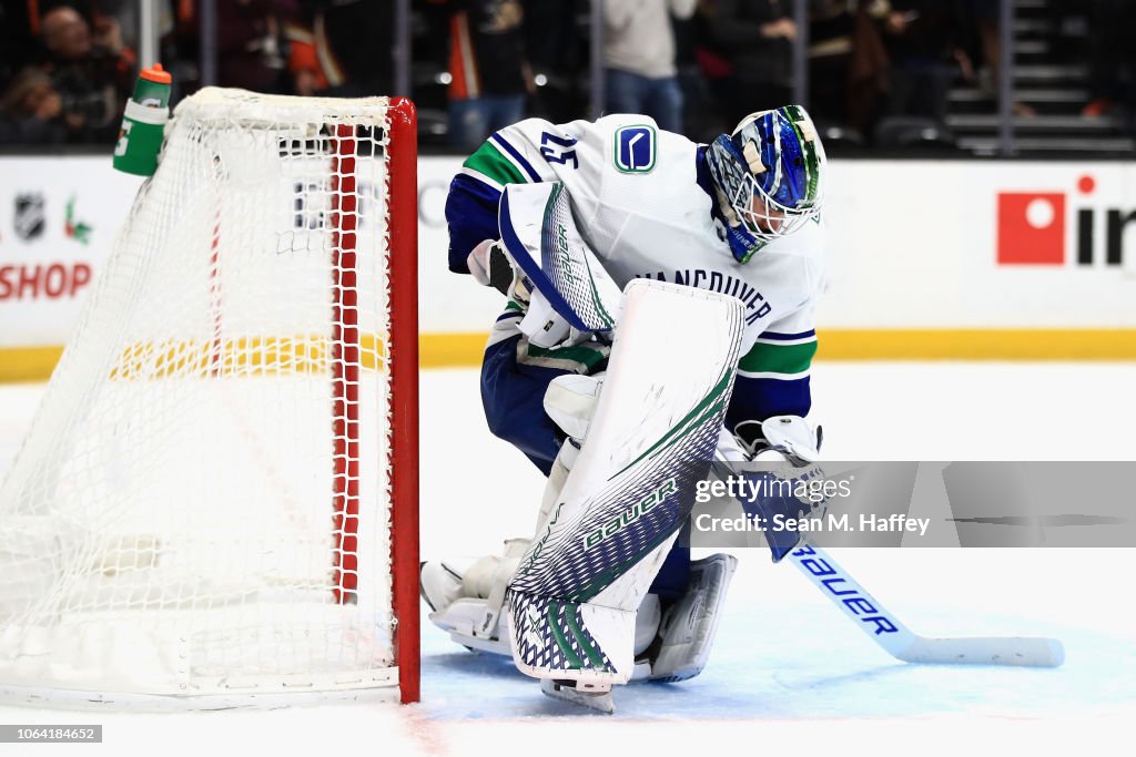 Vancouver Canucks v Anaheim Ducks