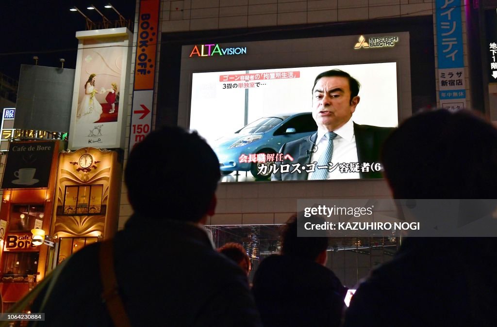 TOPSHOT-JAPAN-AUTOMOBILE-NISSAN-RENAULT-MITSUBISHI-GHOSN