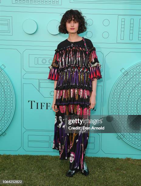 Chloe Hill attends the Tiffany & Co. Start of Summer Party on November 22, 2018 in Sydney, Australia.