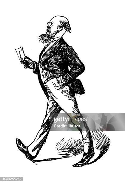 british london satire caricatures comics cartoon illustrations - caricature stock illustrations