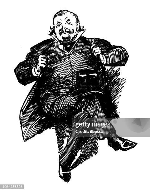 british london satire caricatures comics cartoon illustrations - caricature stock illustrations
