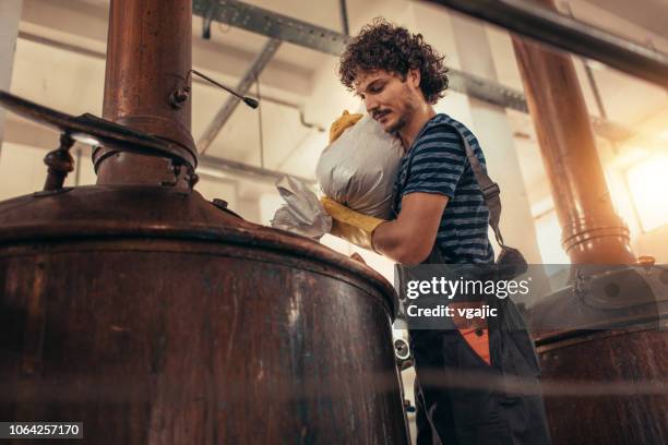 cervejaria artesanal - microcervejaria - fotografias e filmes do acervo