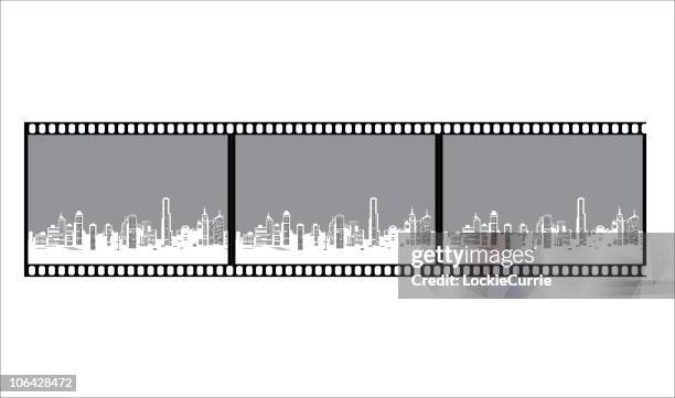 negatives - movie strip stock illustrations