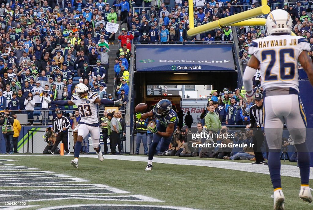Los Angeles Chargers v Seattle Seahawks