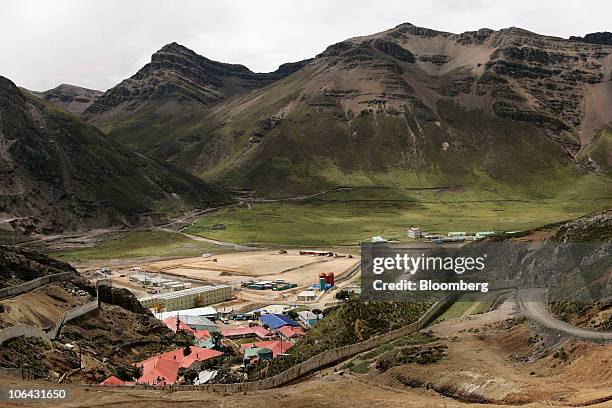 Former state-owned mine camp, now owned by Aluminum Corp. Of China, known as Chinalco, sits in Morococha, Peru, on Monday, April 5, 2010. Chinalco, a...