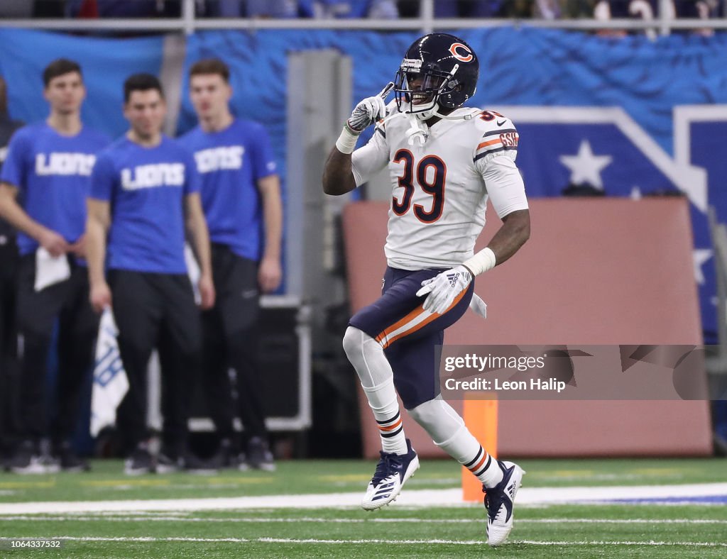 Chicago Bears v Detroit Lions