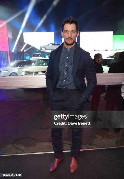 David Gandy attends the World Premiere of the new Range Rover Evoque at The Old Truman Brewery on November 22, 2018 in London, England.