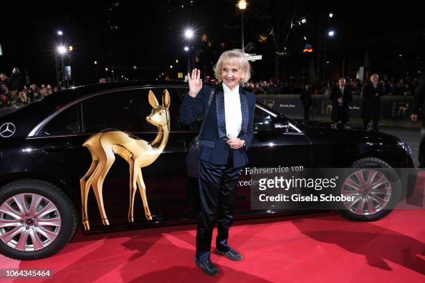 Liselotte "Lilo" Pulver during the Bambi Awards 2018 Arrivals at Stage Theater on November 16, 2018 in Berlin, Germany.