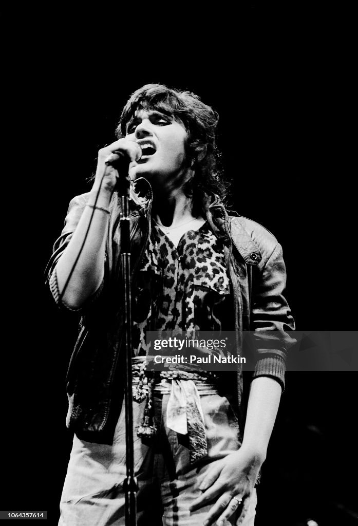 Linda R American singer Linda Ronstadt performs on stage at the Poplar Creek ...