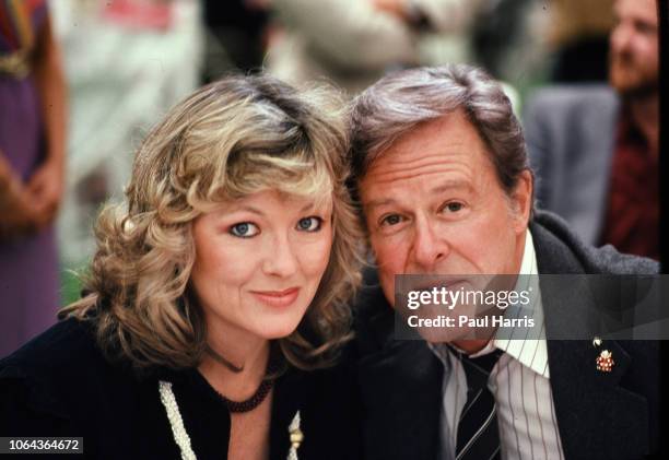 Actor Robert Culp and wife Candace Faulkner attending the 11th Annual Alan King Pro-Celebrity Tennis Classic Party' on April 23, 1982 at Caesars...