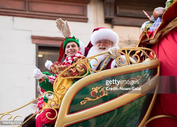 Santa Claus attends the 2018 Macy's Thanksgiving Day Parade on