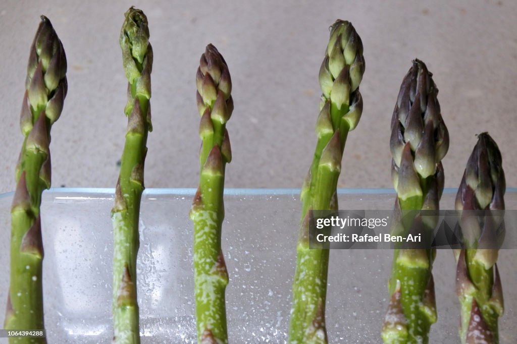 Asparagus Vegetable with Salt