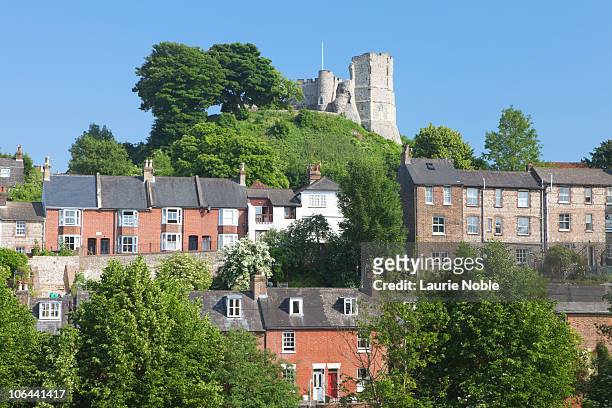 lewes castle; lewes - sussex stock pictures, royalty-free photos & images