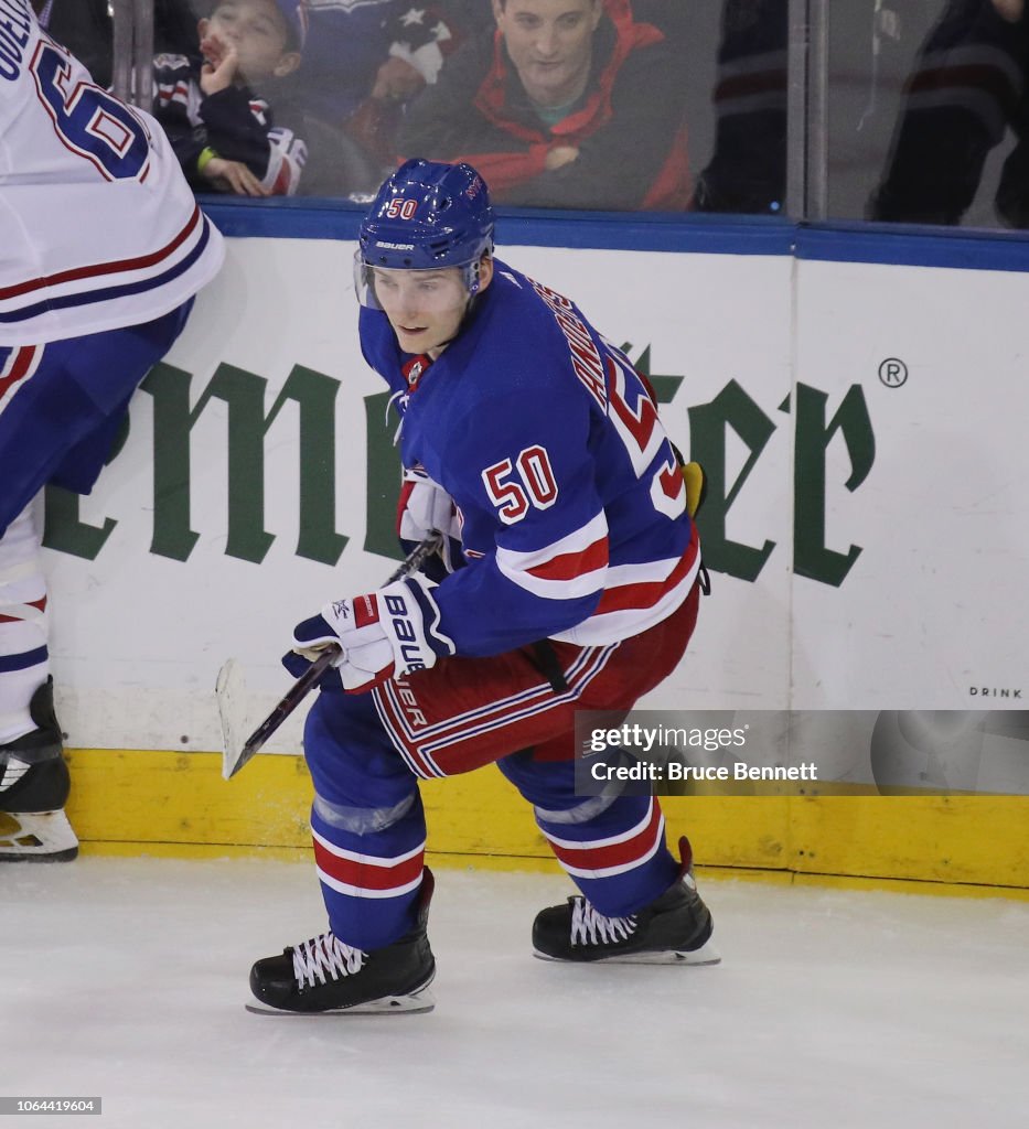 Montreal Canadiens v New York Rangers