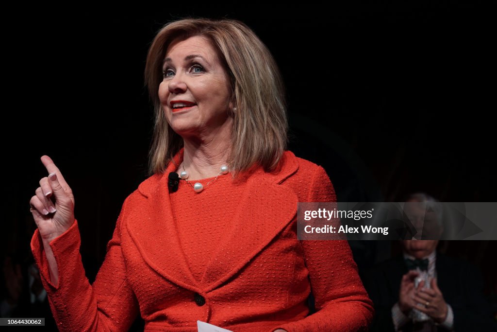 GOP Senate Candidate In Tennessee Marsha Blackburn Attends Election Night Event