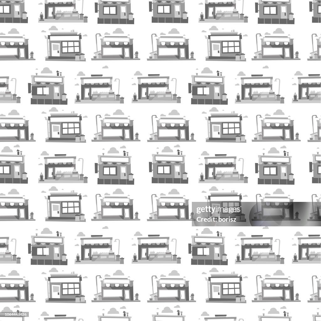 Store Pattern Vector Store Seamless Pattern High-Res Vector Graphic - Getty Images