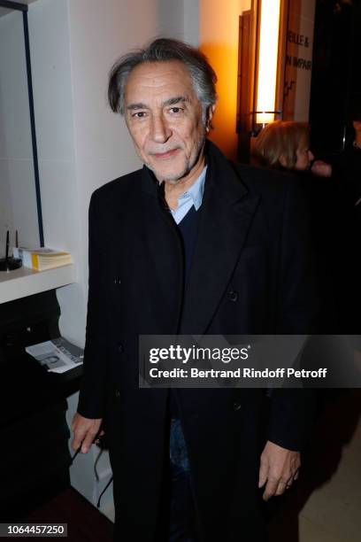 Actor Richard Berry attends the Reopening of The Marigny Theater with the with the Musical Fairy "Peau d'Ane" on November 22, 2018 in Paris, France.