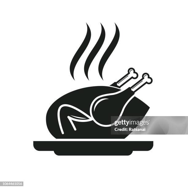 ilustraciones, imágenes clip art, dibujos animados e iconos de stock de pollo asado - pollo asado