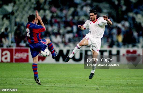 Zvonimir Boban of Milan during the Champion's league finale match between Milan AC and FC Barcelona on May 18, 1994 in Athens, Greece.