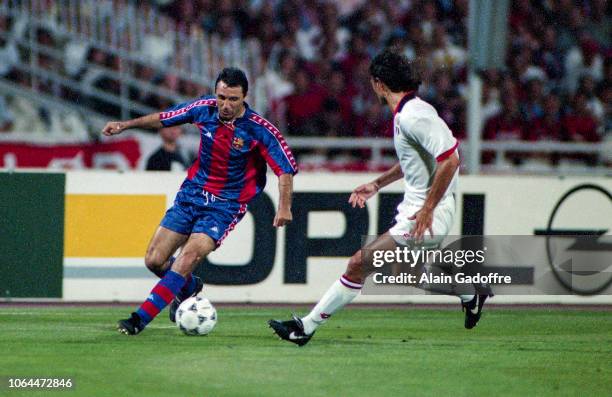 Hristo Stoichkov of FC Barcelona during the Champion's league finale match between Milan AC and Barcelona on May 18, 1994 in Athens, Greece.