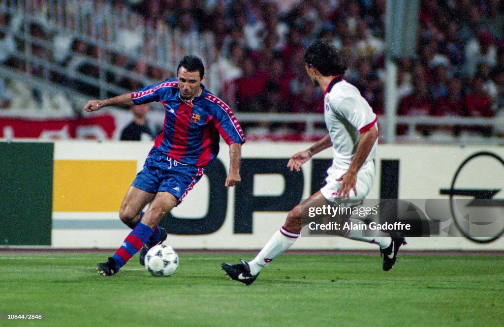 Hristo Stoichkov Of FC Barcelona During The Champion s League Finale hristo-stoichkov-of-fc-barcelona-during-the-champion-s-league-finale