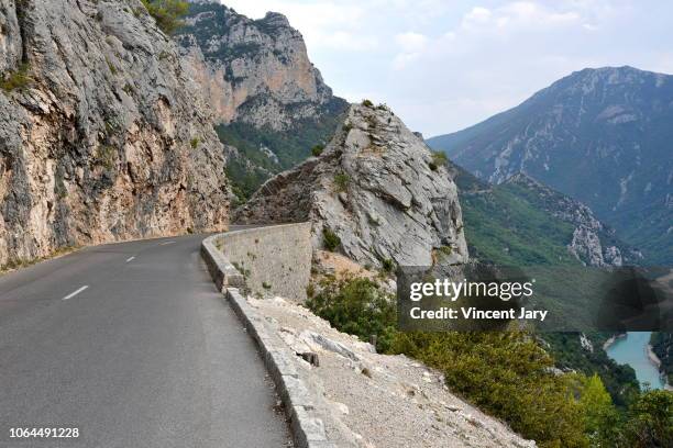 the regional natural park of verdon in south eastern france - vincent stein stock-fotos und bilder